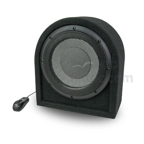 8" Built in Amplifier Subwoofer Box with Wired Remote Control